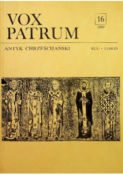 Vox Patrum nr 16 Antyk Chrześcijański