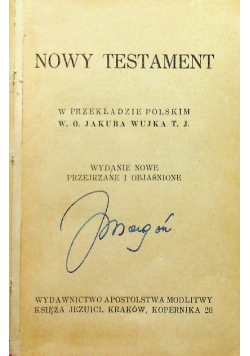 Nowy Testament 1949 r