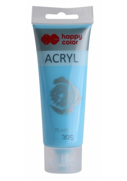 Farba akrylowa 75ml niebieski pastel HAPPY COLOR