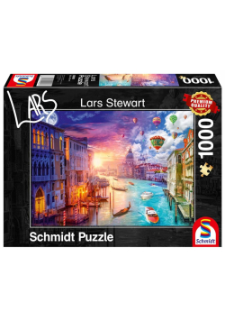Puzzle PQ 1000 Lars Stewart Wenecja dzień/noc G3