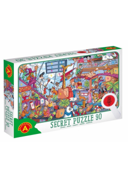 Puzzle 90 obserwacyjne z lupą - Lotnisko ALEX
