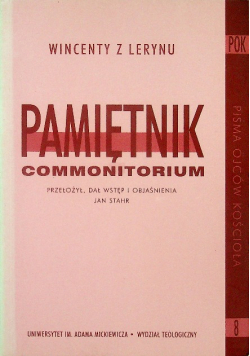 Wincenty z Lerynu pamiętnik