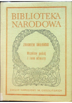 Wspólny pokój i inne utwory