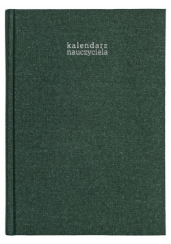 Kalendarz naucz. 2023/24 A5 tyg. Len zielony