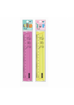 Linijka Flexi 15cm B&B Kids Pastel