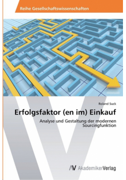 Erfolgsfaktor (en im) Einkauf
