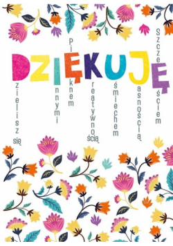 Karnet B6 Dziękuję 2