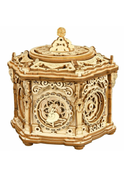Puzzle Drewniane 3D Pozytywka Sekretny Ogród