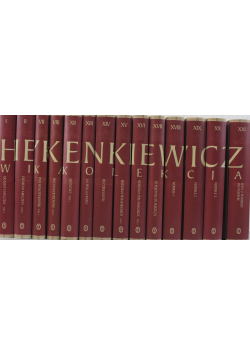 Wielka kolekcja Sienkiewicza 14 tomów