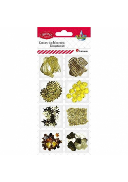 Zestaw do cardmakingu złoty
