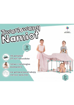 Zwariowany namiot miętowo-szary