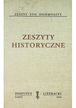 Zeszyty historyczne Zeszyt 118