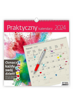 Kalendarz 2024 30x30 Praktyczny HELMA