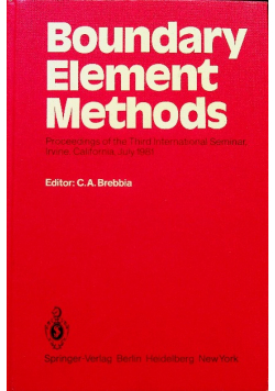 Boundary element methods