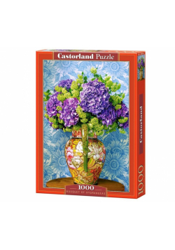 Puzzle 1000 Bouquet of Hydrangeas CASTOR