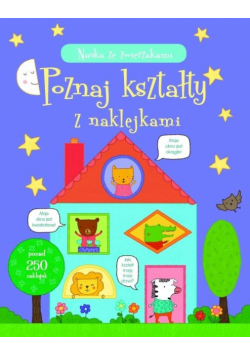 Nauka ze zwierzakami. Poznaj kształty z naklejkami