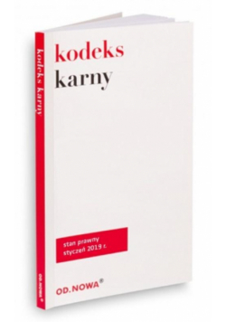 Kodeks karny 10.01.2020