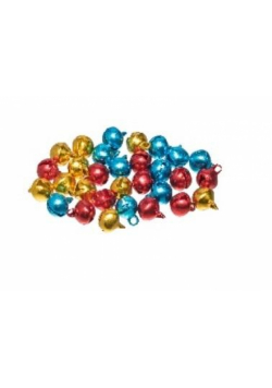 Dzwoneczki metalowe 1cm 30szt