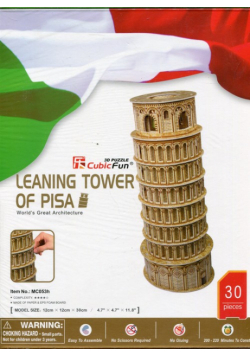 Puzzle 3D Krzywa Wieża w Pizie 30
