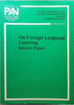 On Foreign Language Learning