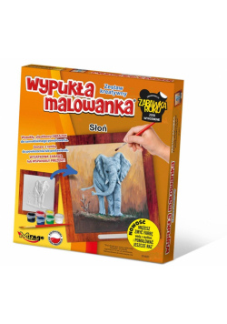 Wypukła Malowanka Zoo - Słoń