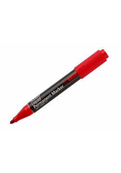 Marker PERM-B 120 czerwony (12szt) MONAMI