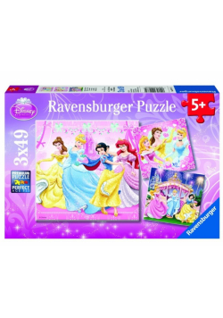 Puzzle 3x49 Królewna Śnieżka