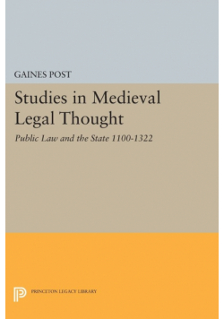 Studies in Medieval Legal Thought