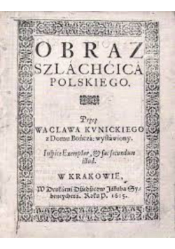 Obraz szlachcica polskiego