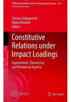 Constitutive relations under impact loadings