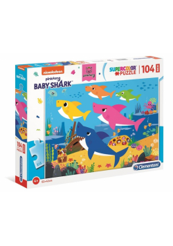 Puzzle 104 Maxi Super Kolor Baby Shark