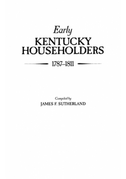 Early Kentucky Householders, 1787-1811