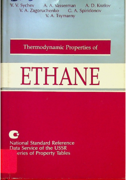 Thermodynamic Properties of Ethane