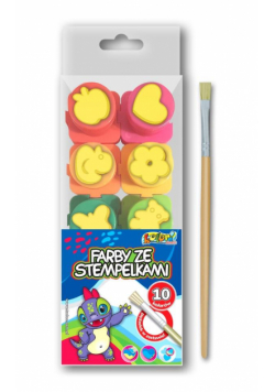 Farby ze stempelkami 20ml Kolori 10 kol PENMATE