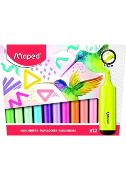 Zakreślacz Fluo Peps pastel mix 6+6 MAPED