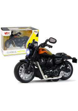 Motocykl Champion Napęd Pull-Back czarny