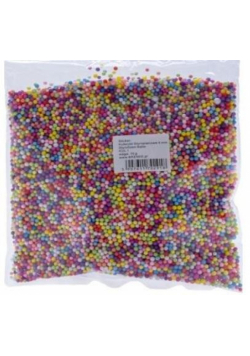 Styropianowe kulki 4mm kolorowe 10g