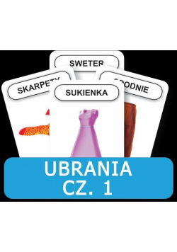 Rozwijamy mowę i myślenie - Ubranie cz. 1.