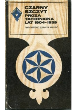 Czarny szczyt proza taternicka lat 1904-1939