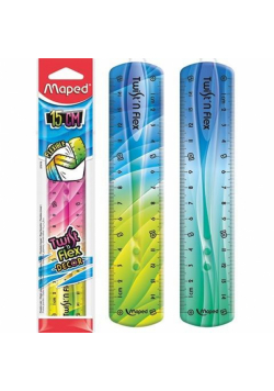 Linijka Twist'n Flex Decor niełamliwa 15cm MAPED