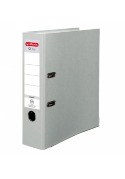 Segregator A4 8cm PP popielaty Q file