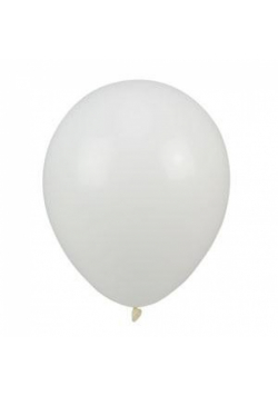 Balony pastelowe białe 30cm 100szt