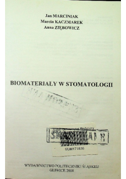 Biomateriały w stomatologii