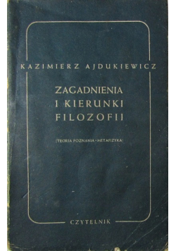 Zagadnienia i kierunki filozofii 1949 r.
