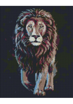 Diamentowa mozaika - Duma dżungli 40x50cm