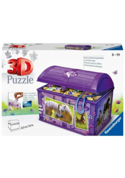 Puzzle 3D 216 Szkatułka z koniami