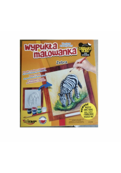Wypukła Malowanka Zoo - Zebra