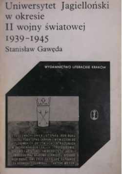 Uniwersytet Jagielloński w okresie II wojny światowej 1939 1945