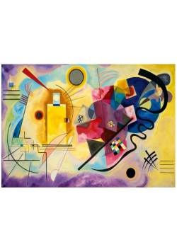 Puzzle 1000 Żółty, czerwony, niebieski, Kandinsky