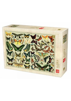 Puzzle 1000 Encyklopedia - Motyle